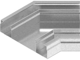 Kolanko 45st. trzytorowe KKNMt250H28 521225 BAKS