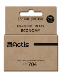 Tusz ACTIS KH-704BKR (zamiennik HP 704 CN692AE Standard 15 ml czarny)