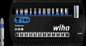 41831 Wiha XLSelector, 13-piece mixed, 50 mm, T-Bit