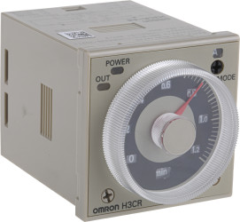 Timer Relay Szyna DIN, montaż panelowy 12 → 48 V dc, 24 → 48V ac DPDT 2-stykowy Omron DPDT 0.05 s