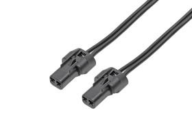 Kabel przewód-płytka, Mizu-P25, 125 V, 4 A, raster: 2.5mm, 150mm, PVC, Cyna, Czarny