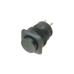 SCI R13-508B BLACK 2 Pole SPST On-off Locking Pl Mnt Push Sw