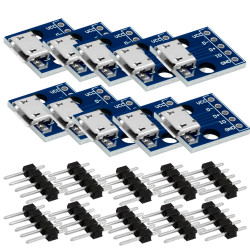 Micro USB connector socket | USB power supply interface | 5V power module | compatible with Arduino