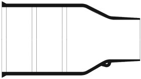 Prosty, materiał: Poliolefina LFH, 52mm,TE Connectivity