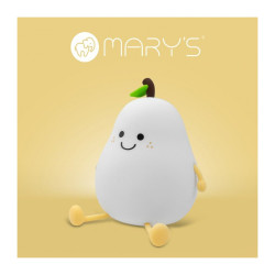 Lampka Nocna LED Gruszka WW+RGB Biała Ciepła + Kolorowe oświetlenie