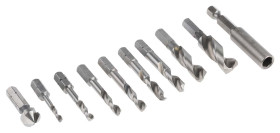 Zestaw wierteł EXACT Wiertło kręte HSS 11 szt.