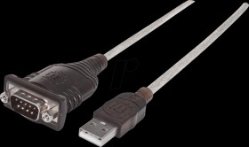 151849 USB-A converter, 1x RS232, 9-pin, PL-2303, 1.8 m