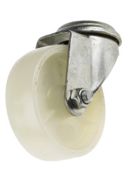 Koło samonastawne średnica kabla 75mm Pojedyncza śruba RS PRO 70kg wysokość całkowita 100mm