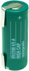 Nickel metal hydride-battery, 1.2 V, 1.9 Ah, 4/5 HR6, 4/5 AA, soldering lug, 75118 201 060