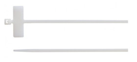 OPASKA KABLA 3,6X205 Z TABLICZKA BIALA