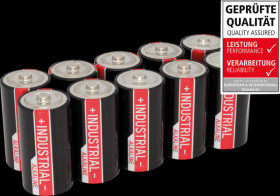 1503-0000 Pack of 10 industrial batteries, C alkaline