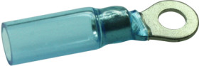 Insulated ring cable lug, 1.5-2.5 mm², AWG 16 to 14, 5 mm, M6, blue, 7932220502