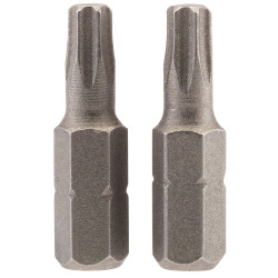 Draper 66431 T25 1/4&quot; Hex TX-STAR&#xAE; Insert Bit 25mm Long x 2