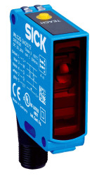 Czujniki fotoelektryczne Retrorefleksyjny w obudowie prostokątnej SICK PNP zakres 4 m Precyzyjne światło LED