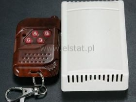 Przekaźnik 4x 12V + pilot 433Mhz 2 tryby pracy