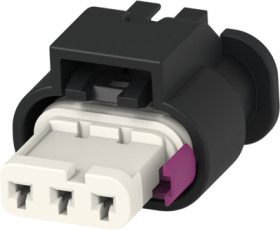 Socket, unequipped, 3 pole, straight, 1 row, black, 2-1670917-1