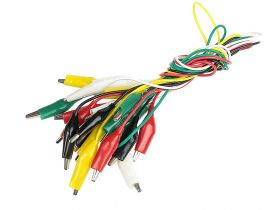 Przewody połączeniowe z krokodylkami (10szt )