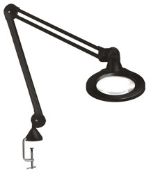 Lampa z lupą 5dioptrii szerokość soczewki 190mm 240V ac 11W