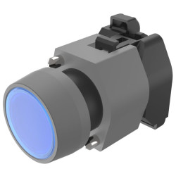 Element wykonawczy przycisku, Siłownik, do uzytku z: Urządzenia przełączające, Szary, 29, Utrzymane