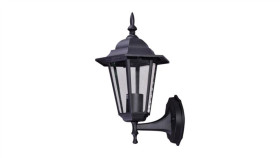 Lampa Elewacyjna Kinkiet Stylizowany Na Retro, Standard Czarny, Ip44 Na E27...