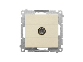 SIMON 55 Gniazdo antenowe TV szampański mat TAK1.01/144 KONTAKT SIMON