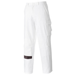 Trousers White Painters Knee Pad And Hip