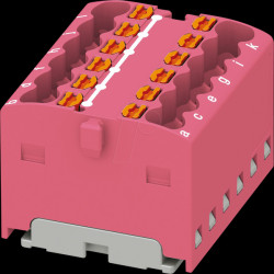 3002789 PTFIX distributor block, 12x1.5, pink