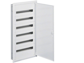 Rozdzielnica podtynkowa 144 modułowa 6x24M drzwi metal IP30 FW2 FW624FT HAGER