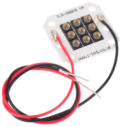 Lampy z wieloma diodami LED na podczerwień SMD 2-pinowa 9-ledowy, λ 940nm, OSLON Black PowerCluster, ILS 8910mW