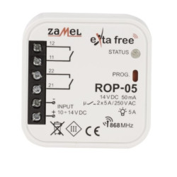 ROP-05 Radiowy odbior. dop. 10V-14V 2-kanał. ZAMEL