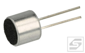 Mikrofon pojemnościowy KPCM-6B-P z pinami 2.2kR;2V;rozm.6.0x5.2mm;