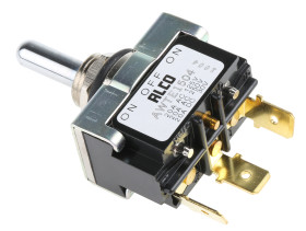 Przełącznik Wł.-wył.-wł. SPDT TE Connectivity Montaż panelowy długość przełącznika 17.5mm