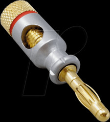 0103037 high-end banana plug 4mm pearlchrome