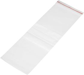 Woreczek strunowy z paskiem opisowym, 100 x 300 mm