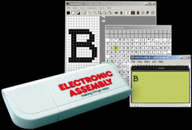 EA USBSTICK-FONT Character set collection, EA DOG module, USB stick