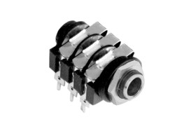 Złącze Jack 1/4 cala Żeński Gniazdo telefoniczne Płytka drukowana 10A