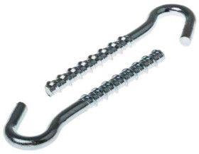 Śruba kotwiąca dł 90mm 10mm Stal wysokowęglowa Ø 8mm RS PRO Śruba kotwowa hakowa