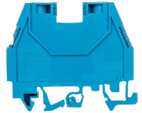 Zacisk szeregowy instalacyjny neutralny 16mm2 poliamidowy niebieski KXA16N