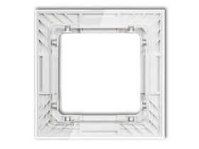 DECO Ramka uniwersalna transparentna DECO Art - efekt szkła (ramka: transparentna: spód: biały) transparentny 52-0-DRS-1 KARLIK
