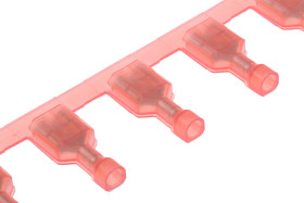 Konektor płaski Żeński 6.35 x 0.81mm długość 0.855mm Izolacja: Izolowane Cyna