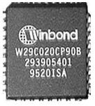 Pamięć FLASH 29C020 (zam. 29F020) Winbond PLCC32 (SMD)