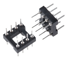 Listwa DIL raster 2.54 mm Otwór przelotowy 2 °C seria POS/POO/PCL E-TEC Bez osłony
