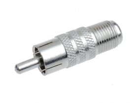 Wtyk złącze typu F gniazdo - wtyk RCA