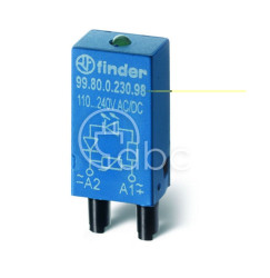 Moduł EMC LED czerwony+warystor 110-240 V AC/DC 99.80.0.230.08