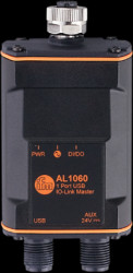 IO-Link master, Inputs: 2, Outputs: 2, IO-Link/USB, (W x H x D) 31 x 50 x 103.8 mm, AL1060