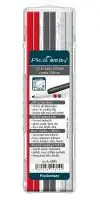 Replacement refills, red/graphite/white for many materials, 6045