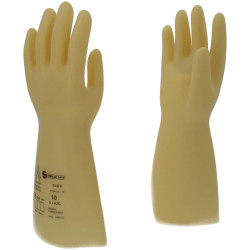 KS Tools 117.0051 Electrician&#x27;s Protective Glove, Size 10, Class 0, White