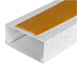 Listwa elektroinstalacyjna kanał kablowy BKK 40x16mm korytko z pokrywą i taśmą montażową 2-stronną NEKU