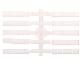 Oznacznik elastyczny do złączek szynowych EO3 /bez nadruku/ 20x10szt. 003901750