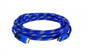 Przyłącze HDMI-HDMI 1.4V niebieskie 10m